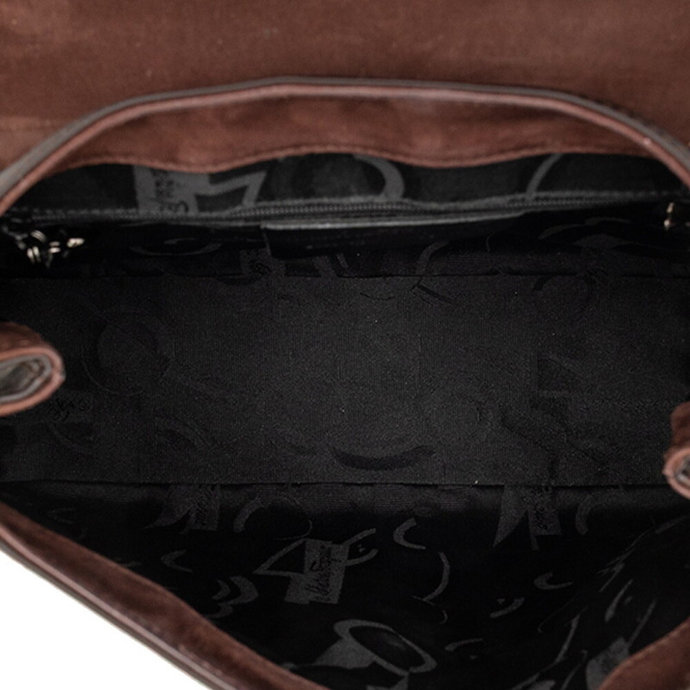 Salvatore Ferragamo Vara Shoulder Bag, Dark Brown Leather, Women's - Picture 4 of 5